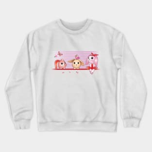 rabbit and friends Crewneck Sweatshirt